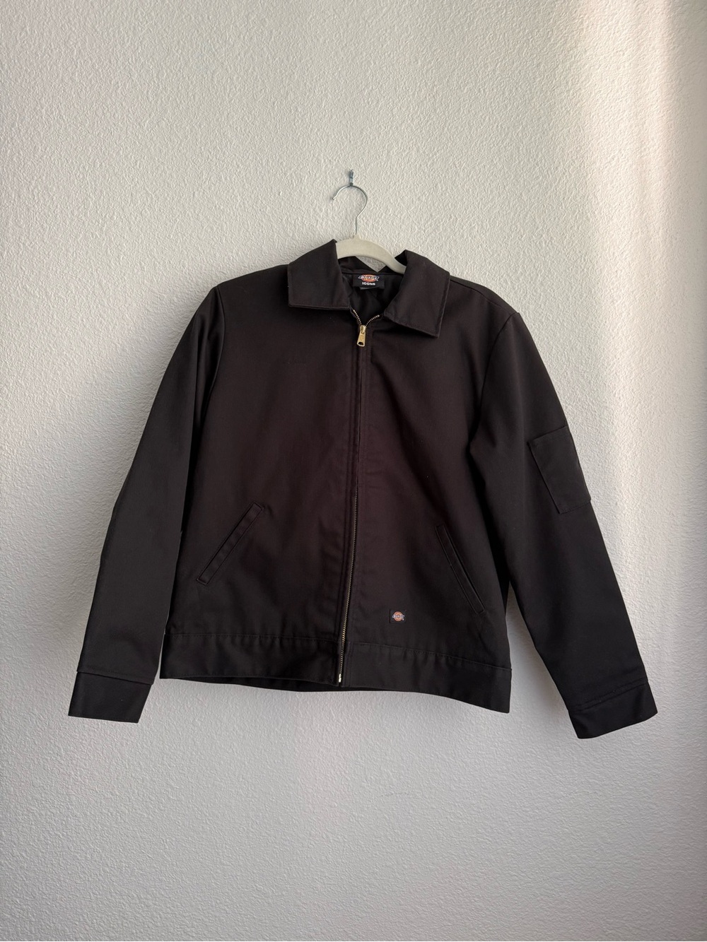 Dickies Men’s Icon Black Bomber-Style Work Jacket